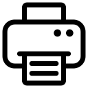 Icon of a printer